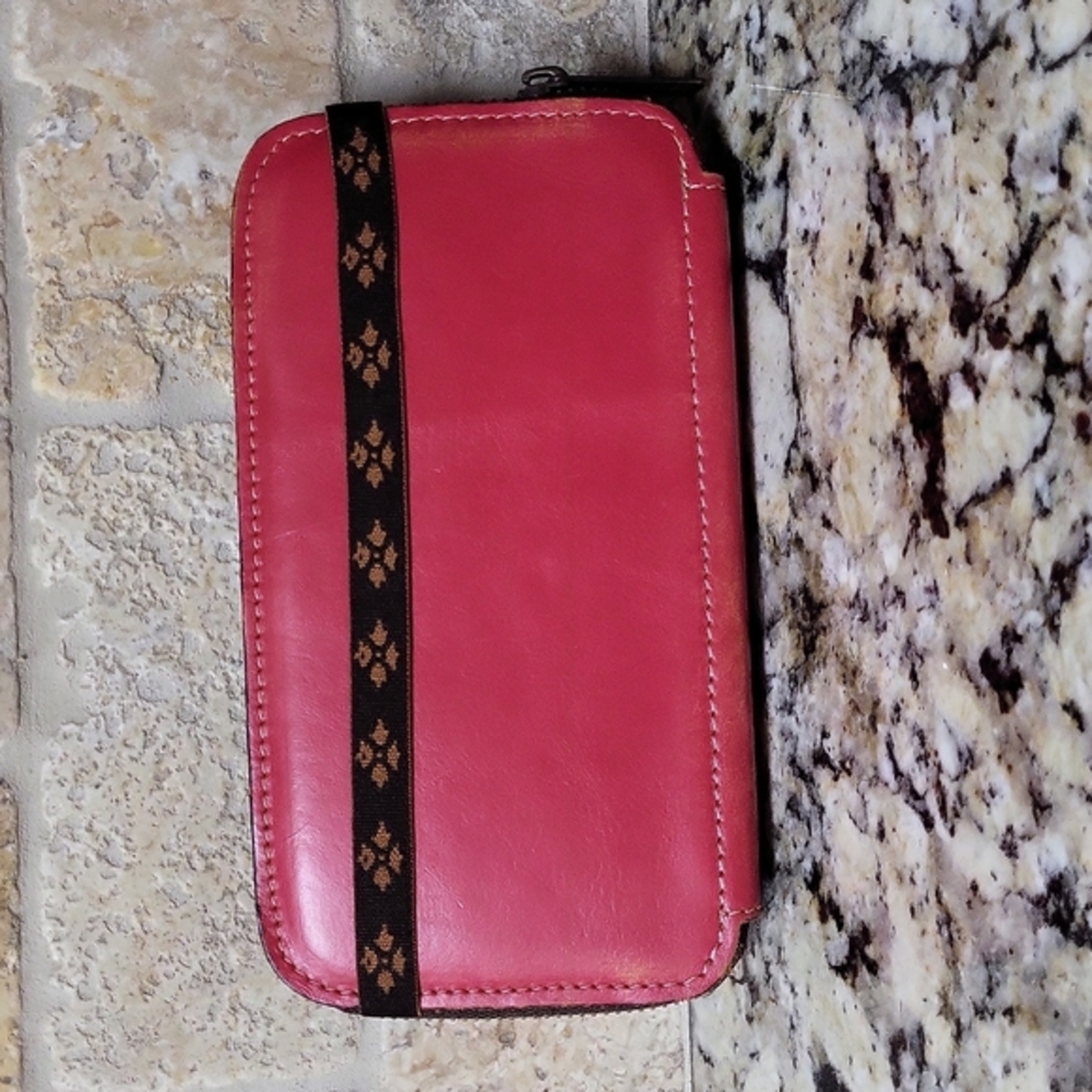 Patricia Nash Pink Overdye Wallet